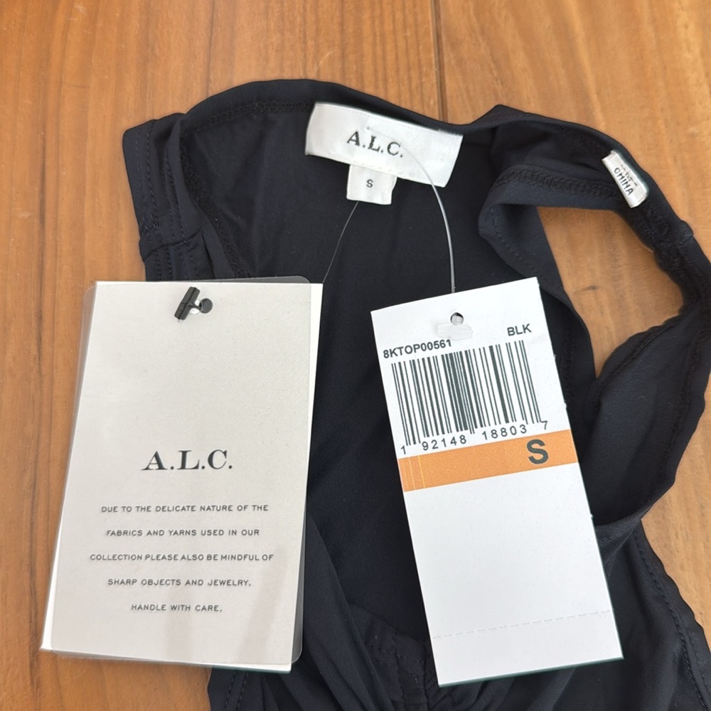 ALC ADLEY RUCHED Sleeveless Top  TANK Size small S NWT - Picture 7 of 8